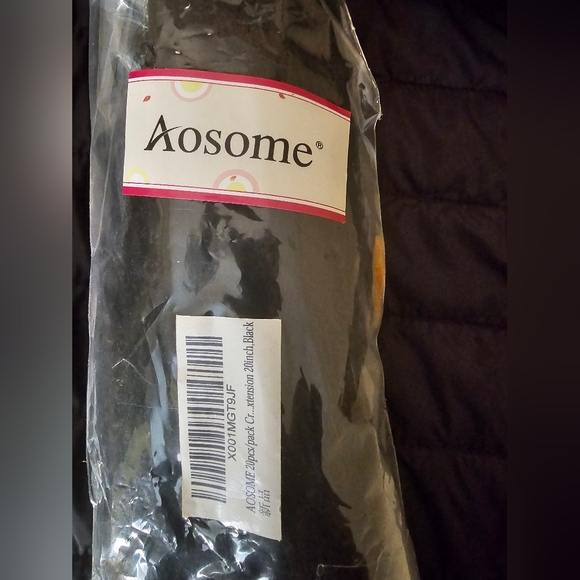 Aosome Dreadlock Extensions 20 inch Black - Picture 4 of 5